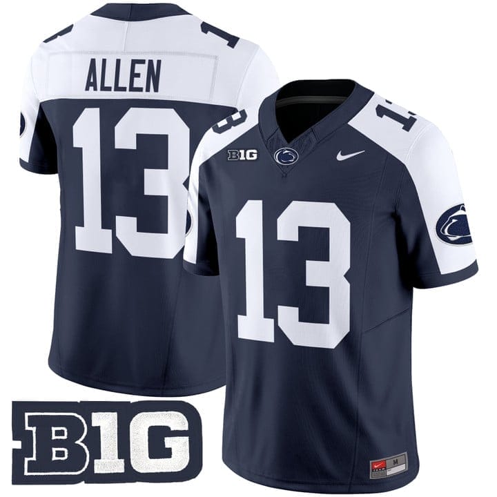 Kaytron Allen Jersey #13 Penn State Limited 2025 Stitched - Image 2
