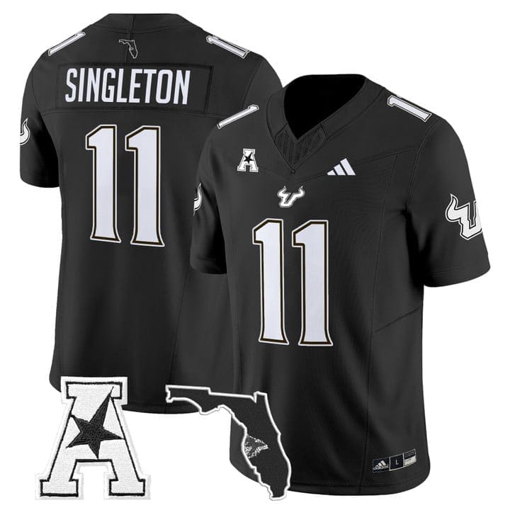 Keshaun Singleton Jersey #11 South Florida Bulls 2025 Limited Stitched