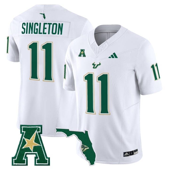 Keshaun Singleton Jersey #11 South Florida Bulls 2025 Limited Stitched - Image 2