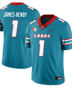 Keyshawn James-Newby Jersey #1 UNM Lobo Football 2025 All Stitched