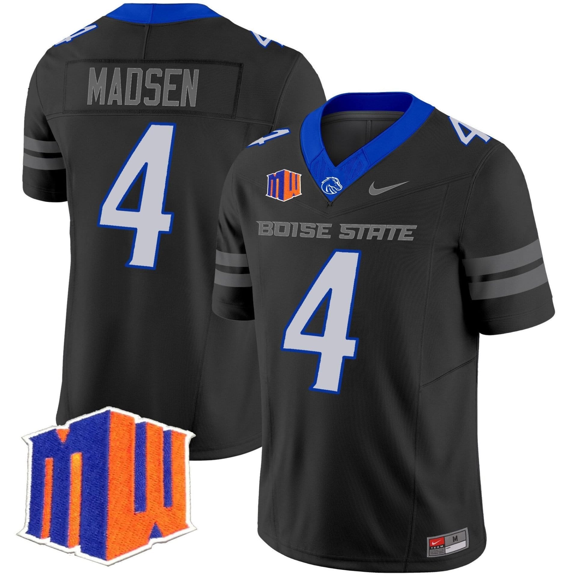 Maddux Madsen Jersey #4 Boise State Broncos 2025 Vapor Stitched