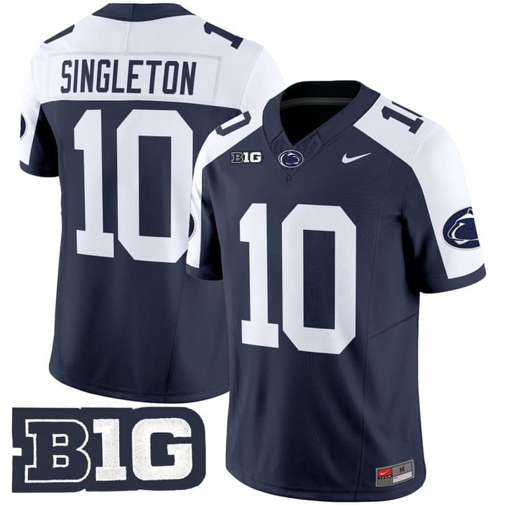 Nicholas Singleton Jersey #10 Penn State Limited 2025 Stitched - Image 2