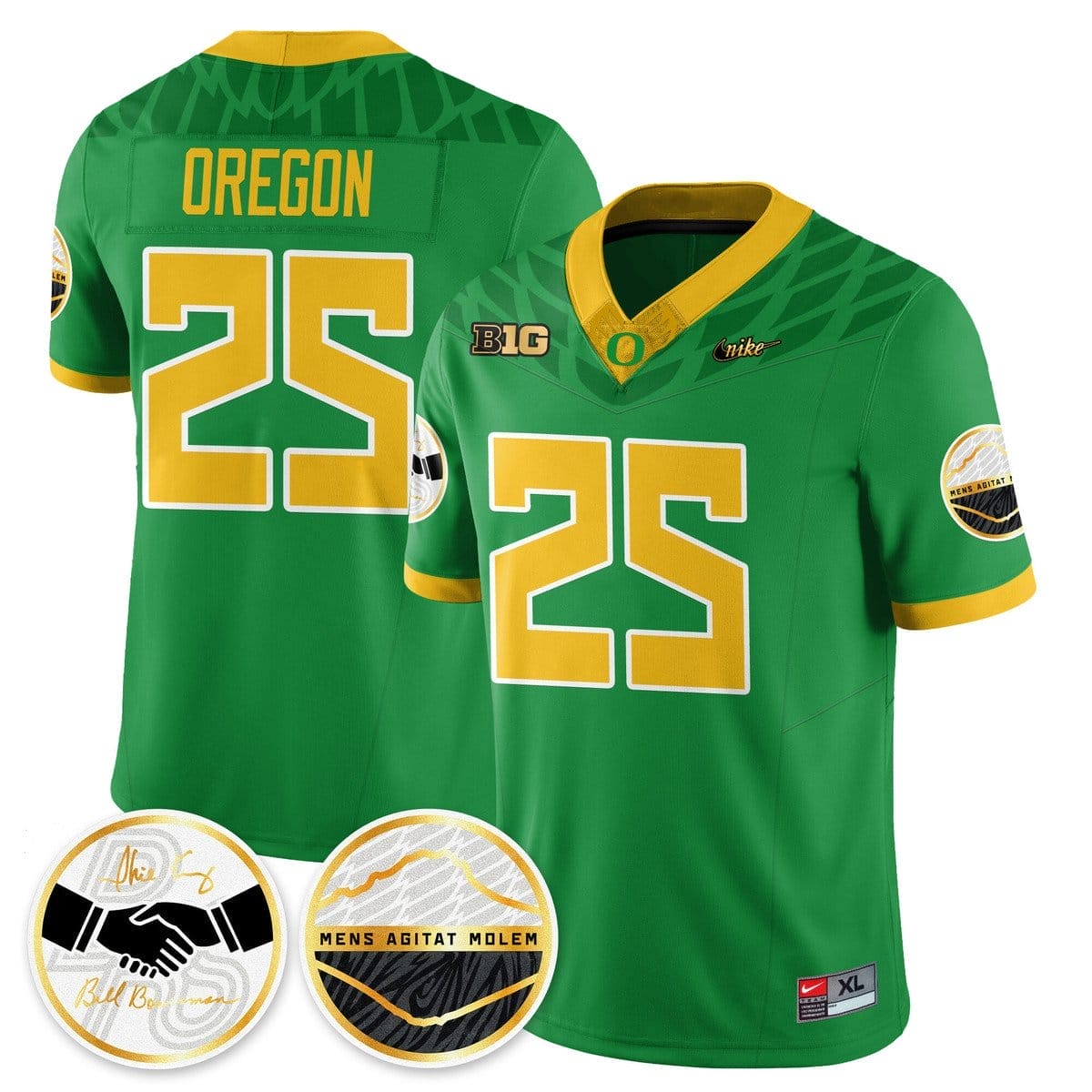 Oregon Jersey #25 Oregon Ducks 2025 Shoe Duck Stitched - Image 4