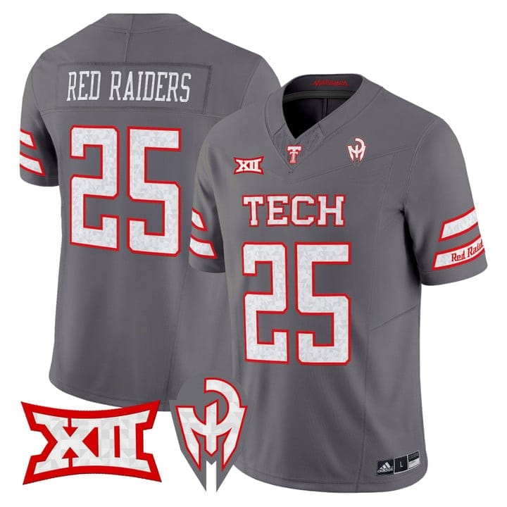 Red Raiders Jersey #25 Texas Tech Too Cold Vapor Limited Stitched - Image 2