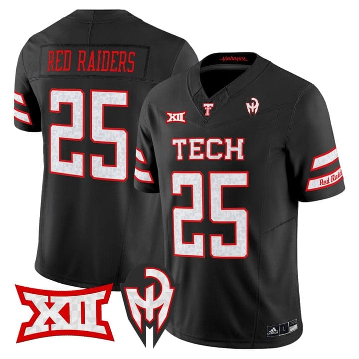 Red Raiders Jersey #25 Texas Tech Too Cold Vapor Limited Stitched