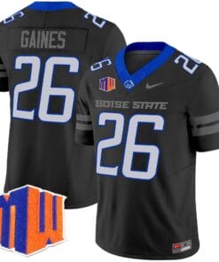 Sire Gaines Jersey #26 Boise State Broncos 2025 Vapor Stitched