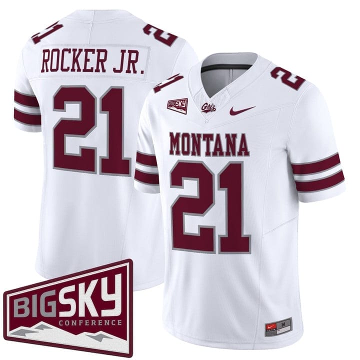 Stevie Rocker Jr Jersey #21 Montana Grizzlies 2025 Vapor Stitched Black Alter - Image 5