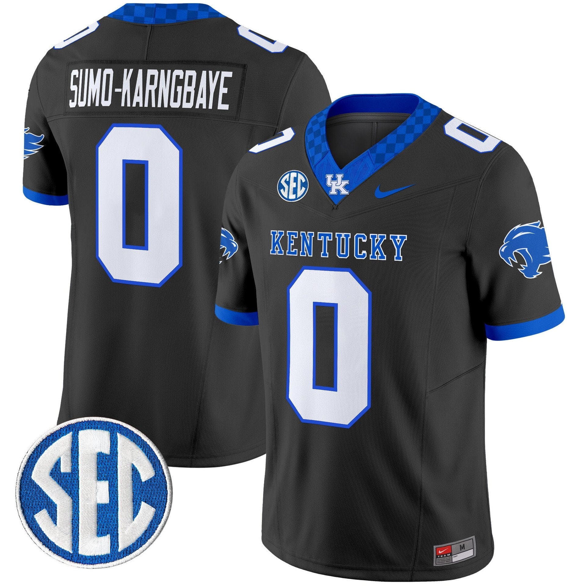 Sumo-Karngbaye Jersey #0 Kentucky Wildcats 2025 Limited Stitched