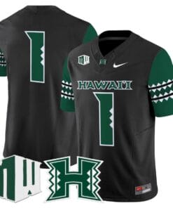 Team Jersey #1 Hawai'i Rainbow Warriors 2025 Vapor Stitched