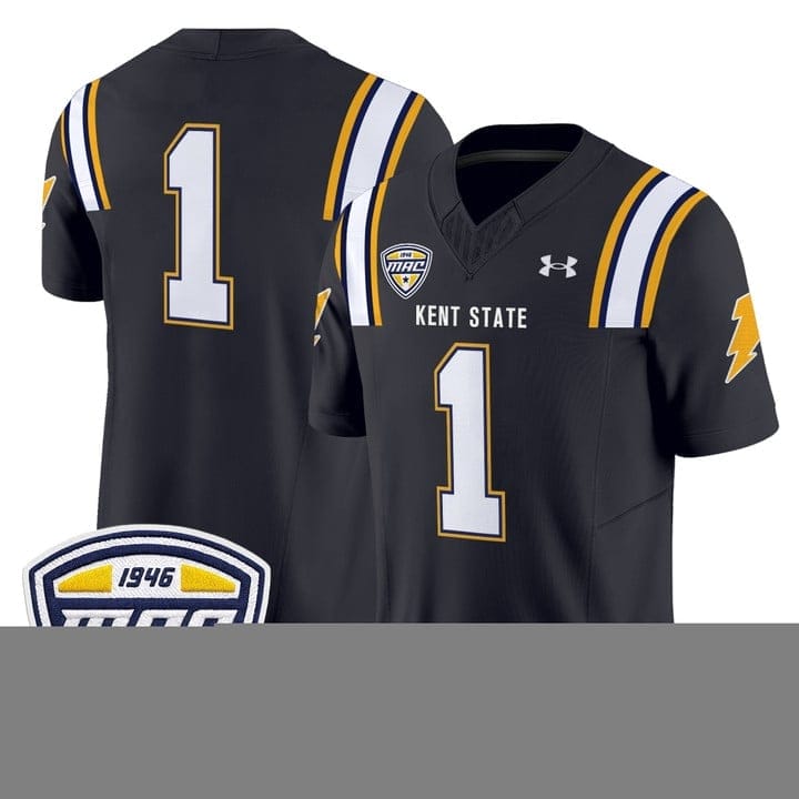 Team Jersey #1 Kent State Golden Flashes 2025 Limited Stitched
