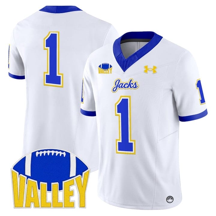 Team Jersey #1 South Dakota State Jackrabbits 2025 Stitched - Image 2