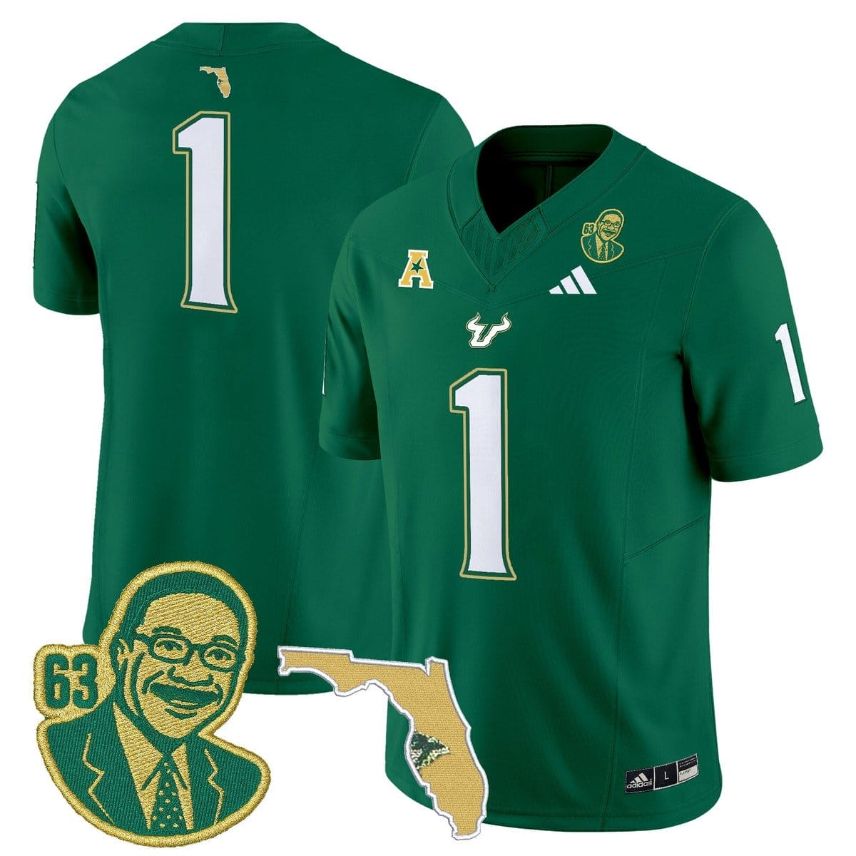 Team Jersey #1 South Florida Bulls Lee Roy Selmon Legacy Stitched - Image 5
