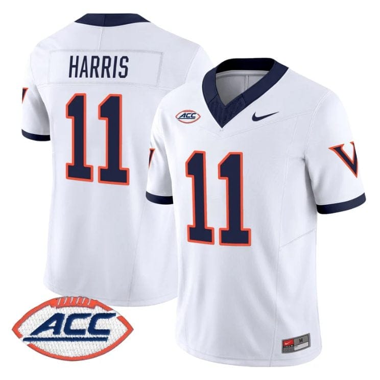 Trell Harris Jersey #11 Virginia Cavaliers 1995 Throwbacks Stitched