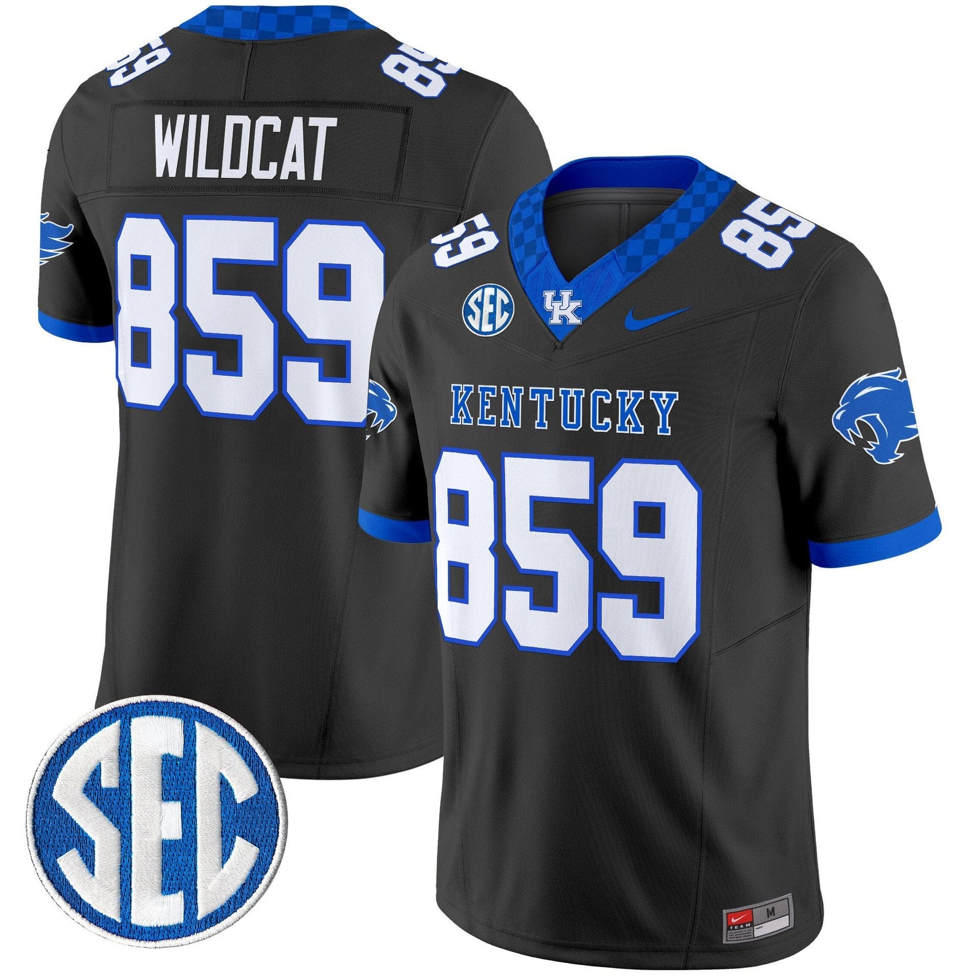 Wildcat Jersey #859 Kentucky Wildcats 2025 Limited Stitched
