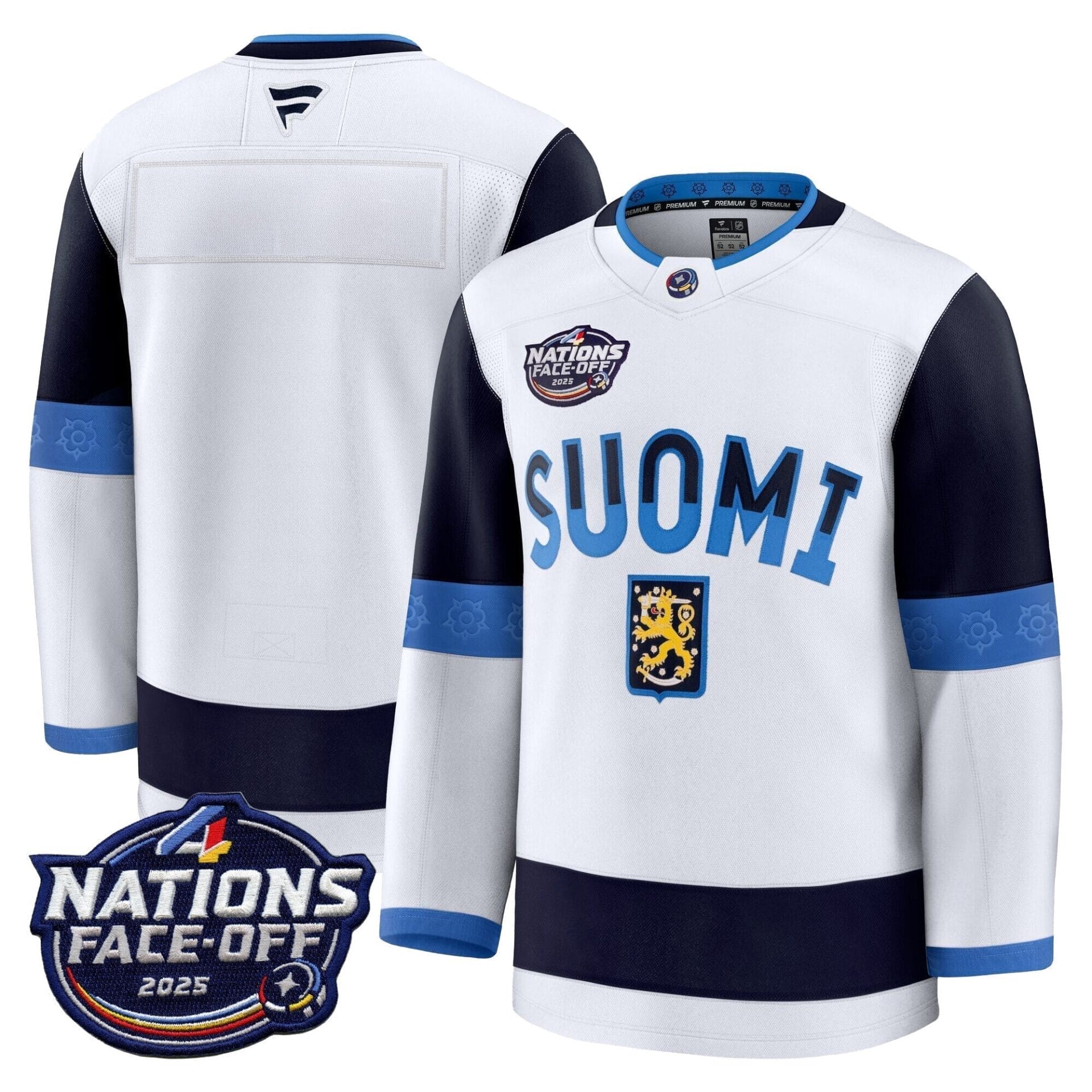 Finland 4 Nations Face-Off 2025 Premium Jersey - All Stitched - Image 8
