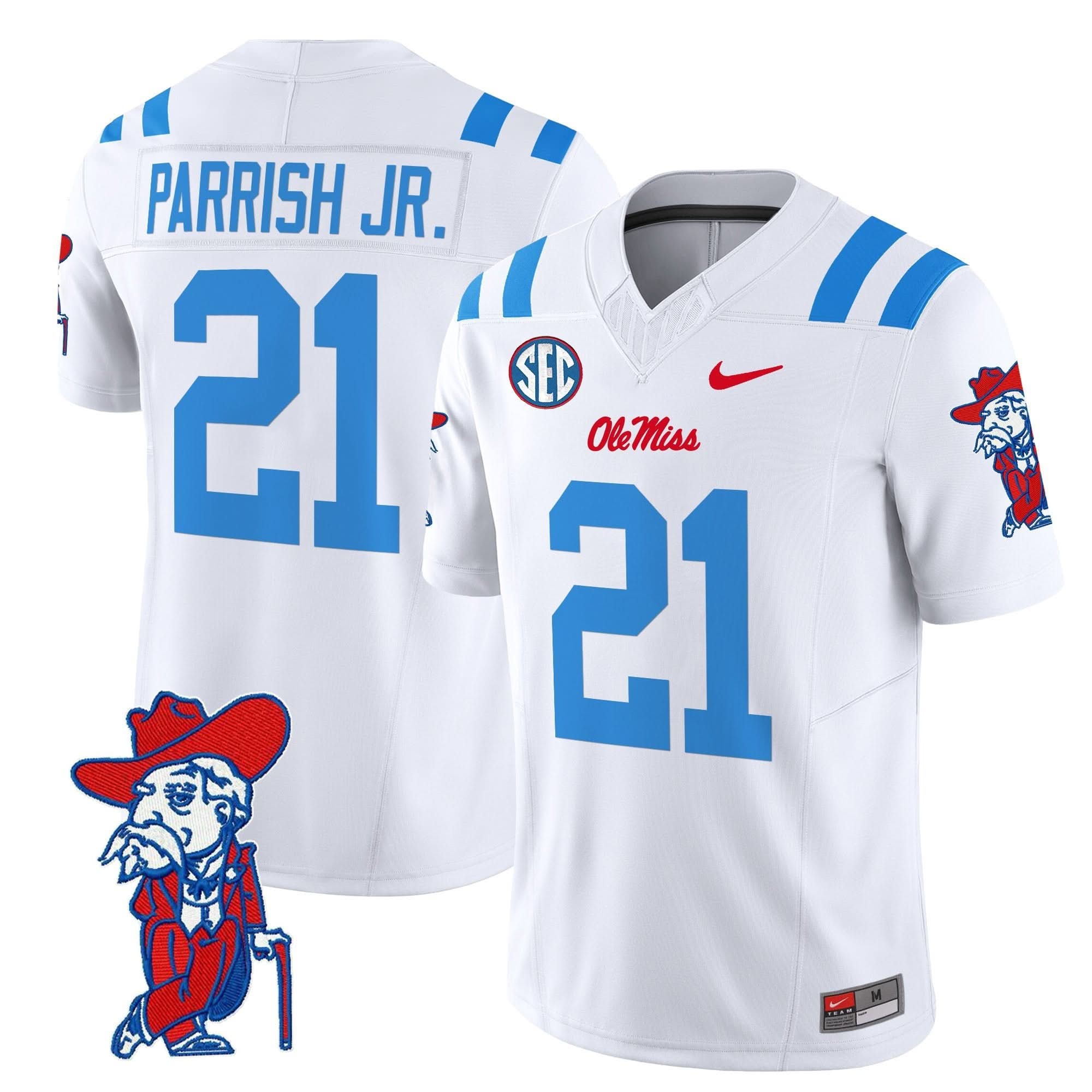 Ole Miss Rebels 2025 Vapor Limited Jersey V2 - All Stitched - Image 8