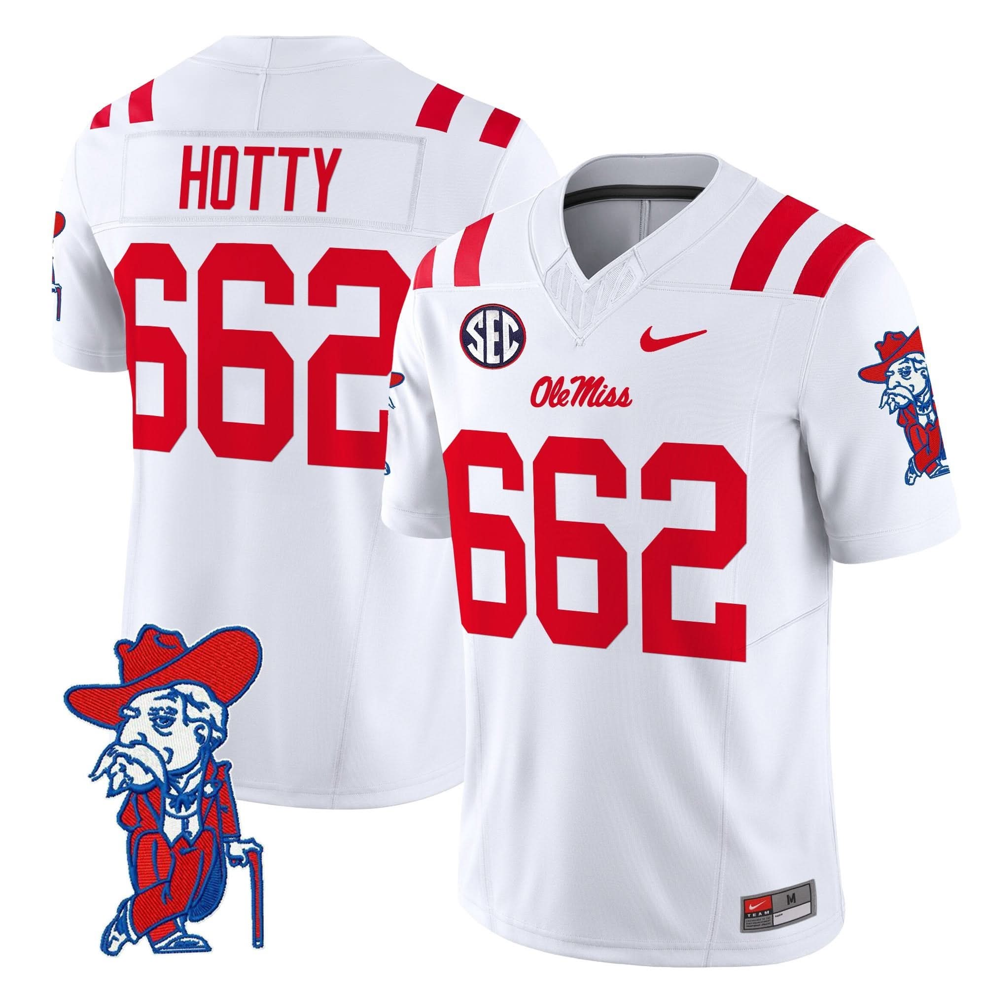 Ole Miss Rebels 2025 Vapor Limited Jersey V2 - All Stitched - Image 9
