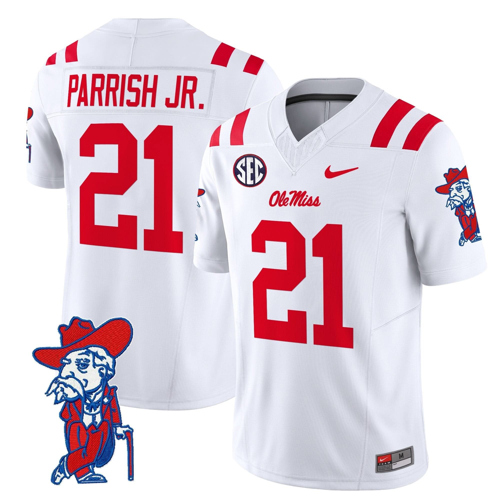 Ole Miss Rebels 2025 Vapor Limited Jersey V2 - All Stitched - Image 10
