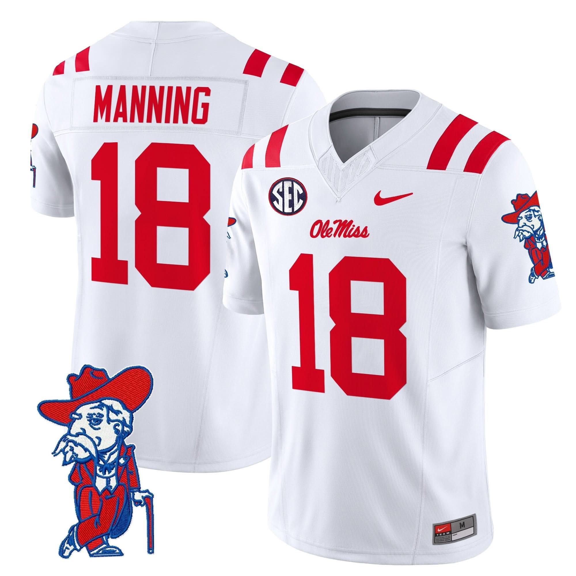 Ole Miss Rebels 2025 Vapor Limited Jersey V2 - All Stitched - Image 13