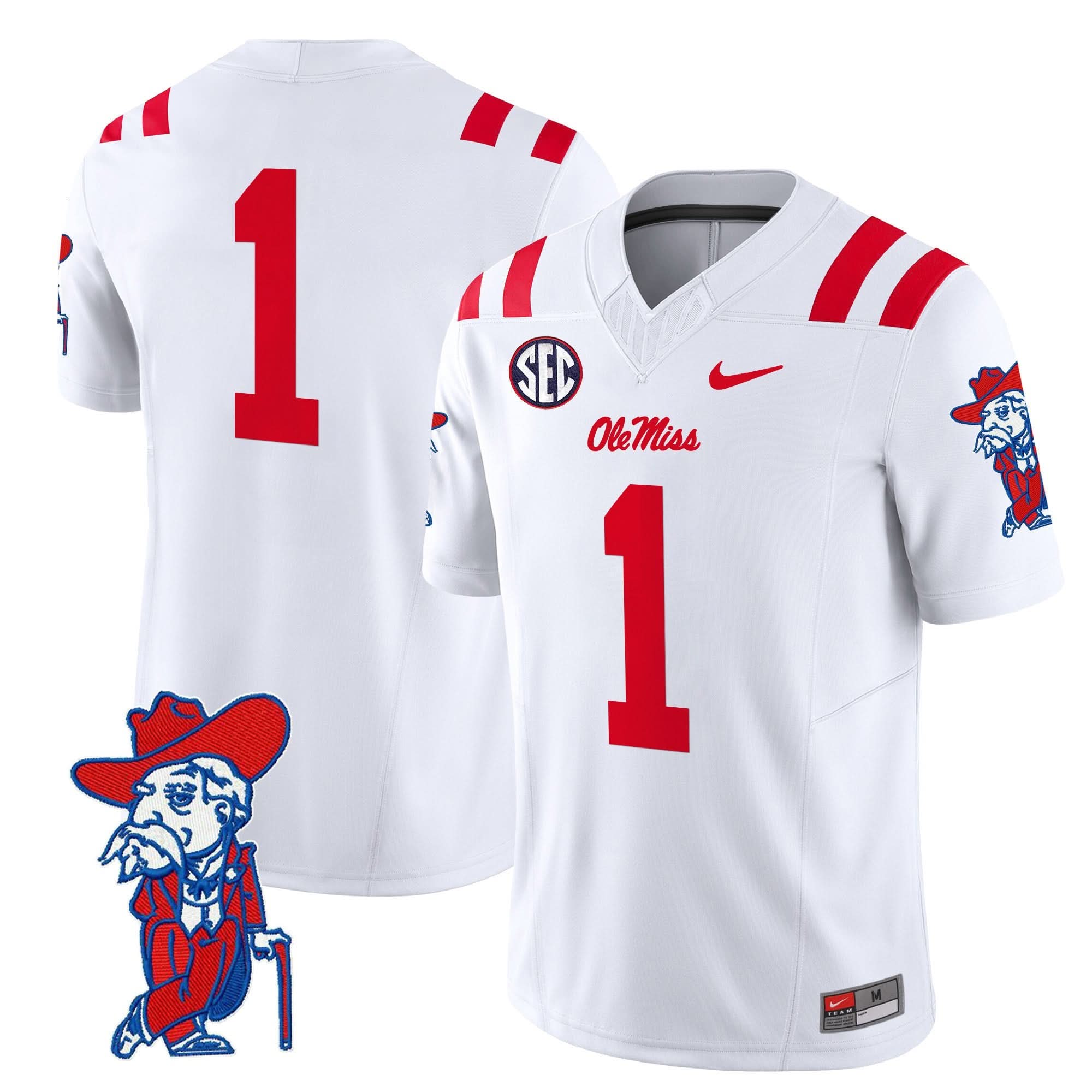 Ole Miss Rebels 2025 Vapor Limited Jersey V2 - All Stitched - Image 15