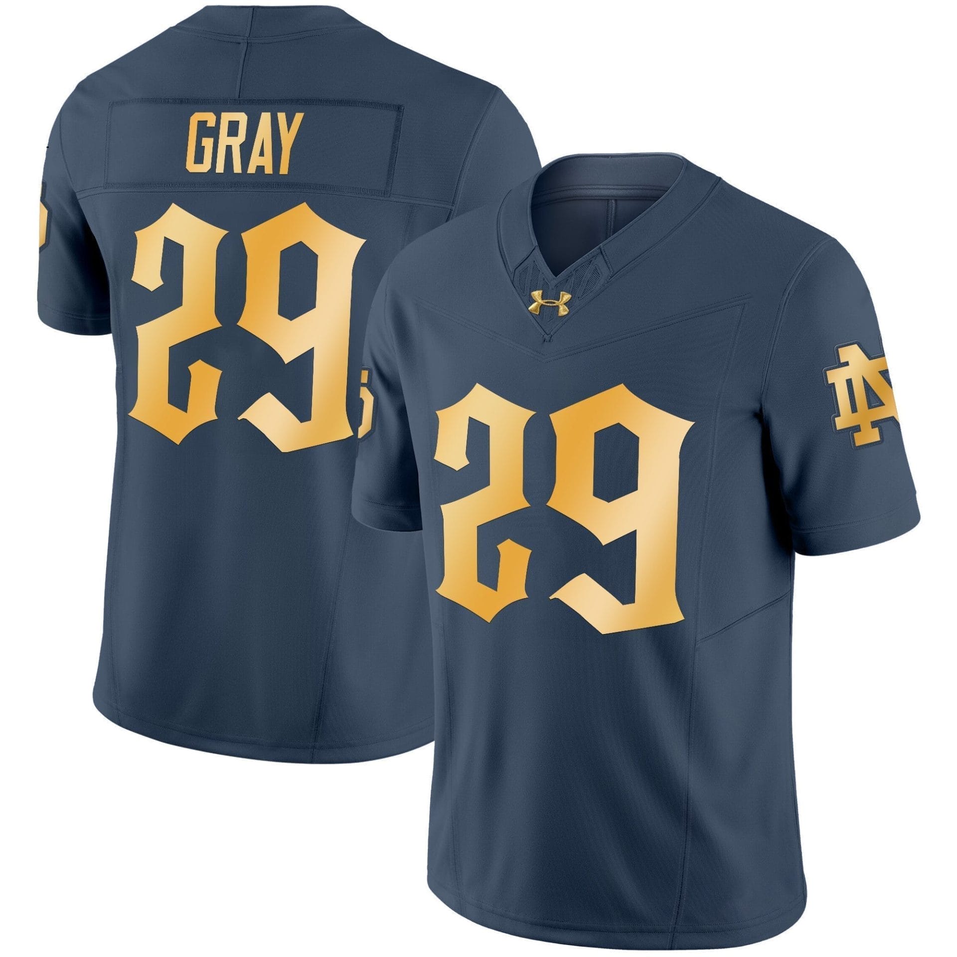 Notre Dame Fighting Irish Vapor Limited Jersey - All Stitched - Image 18