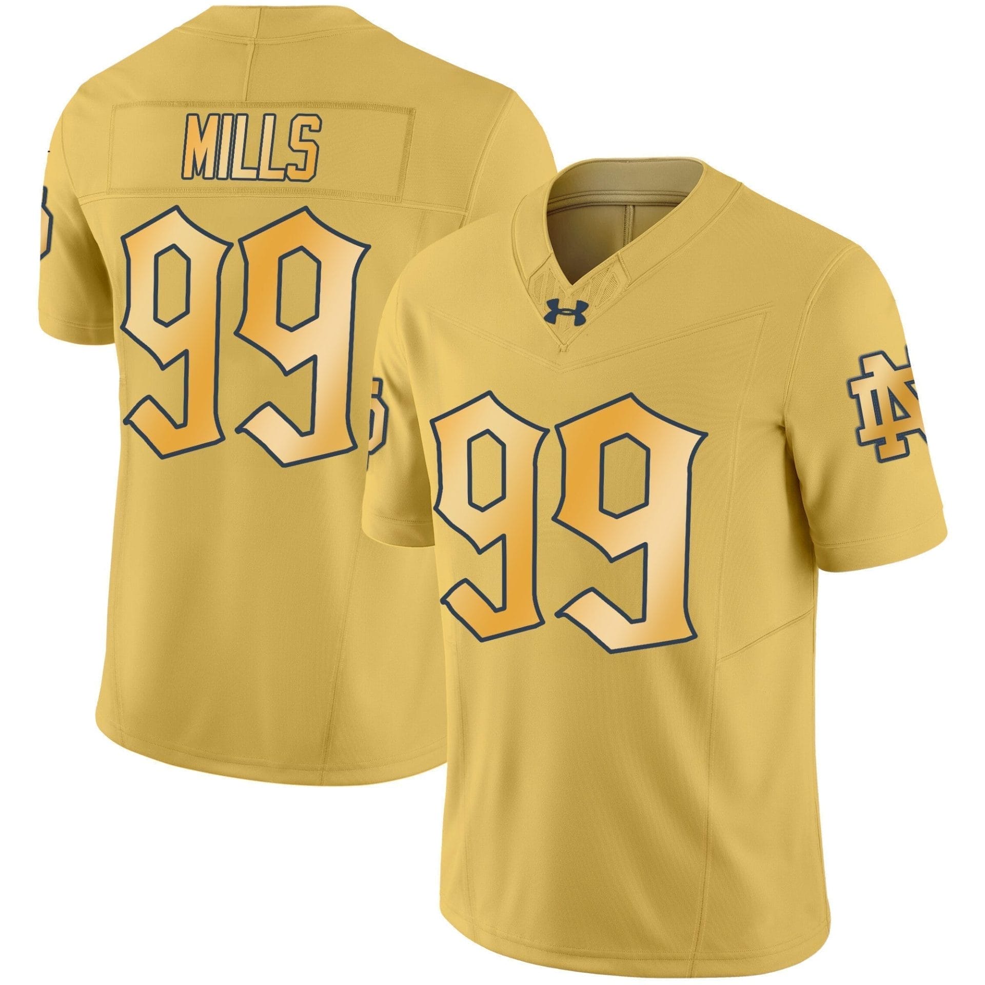 Notre Dame Fighting Irish Vapor Limited Jersey - All Stitched - Image 22