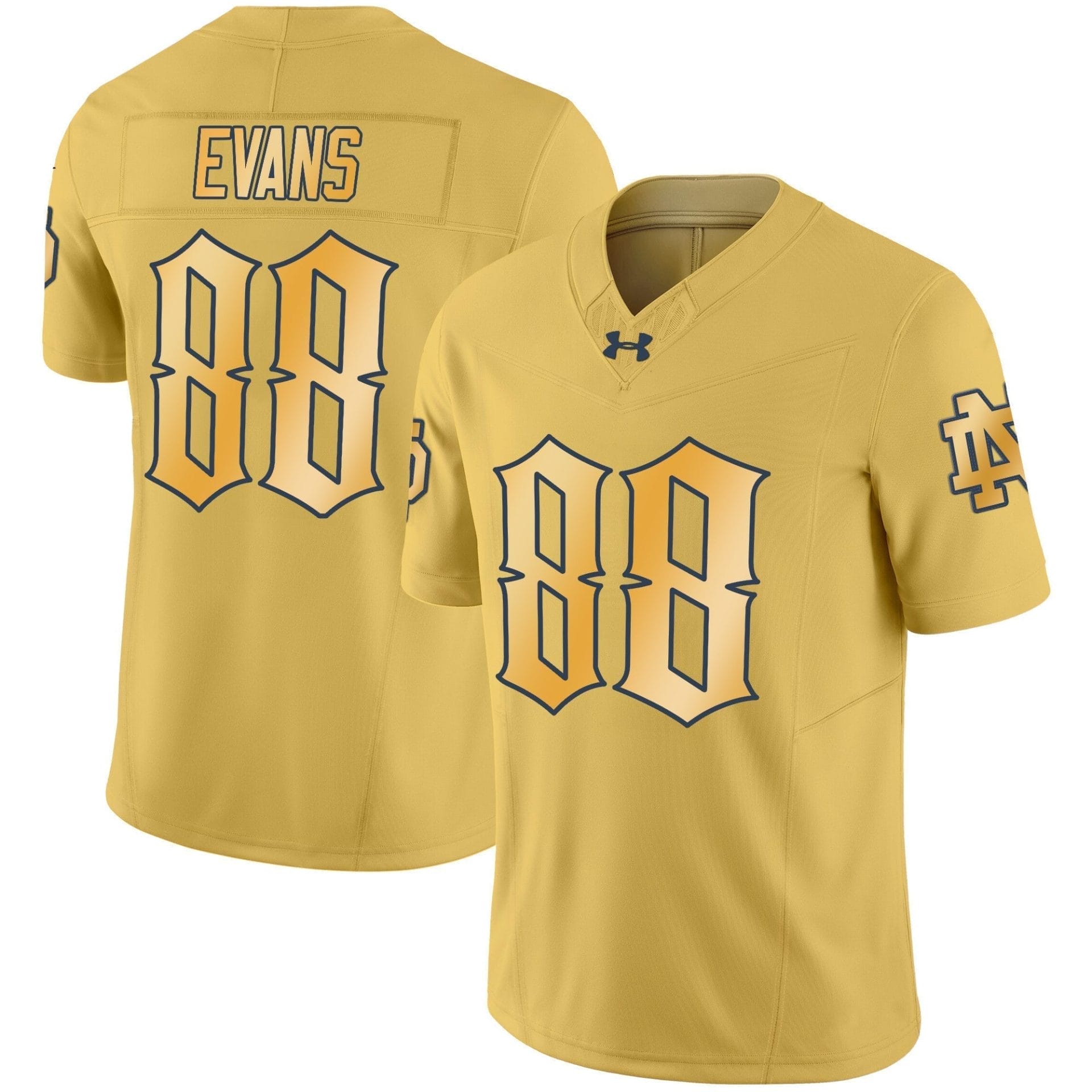 Notre Dame Fighting Irish Vapor Limited Jersey - All Stitched - Image 4