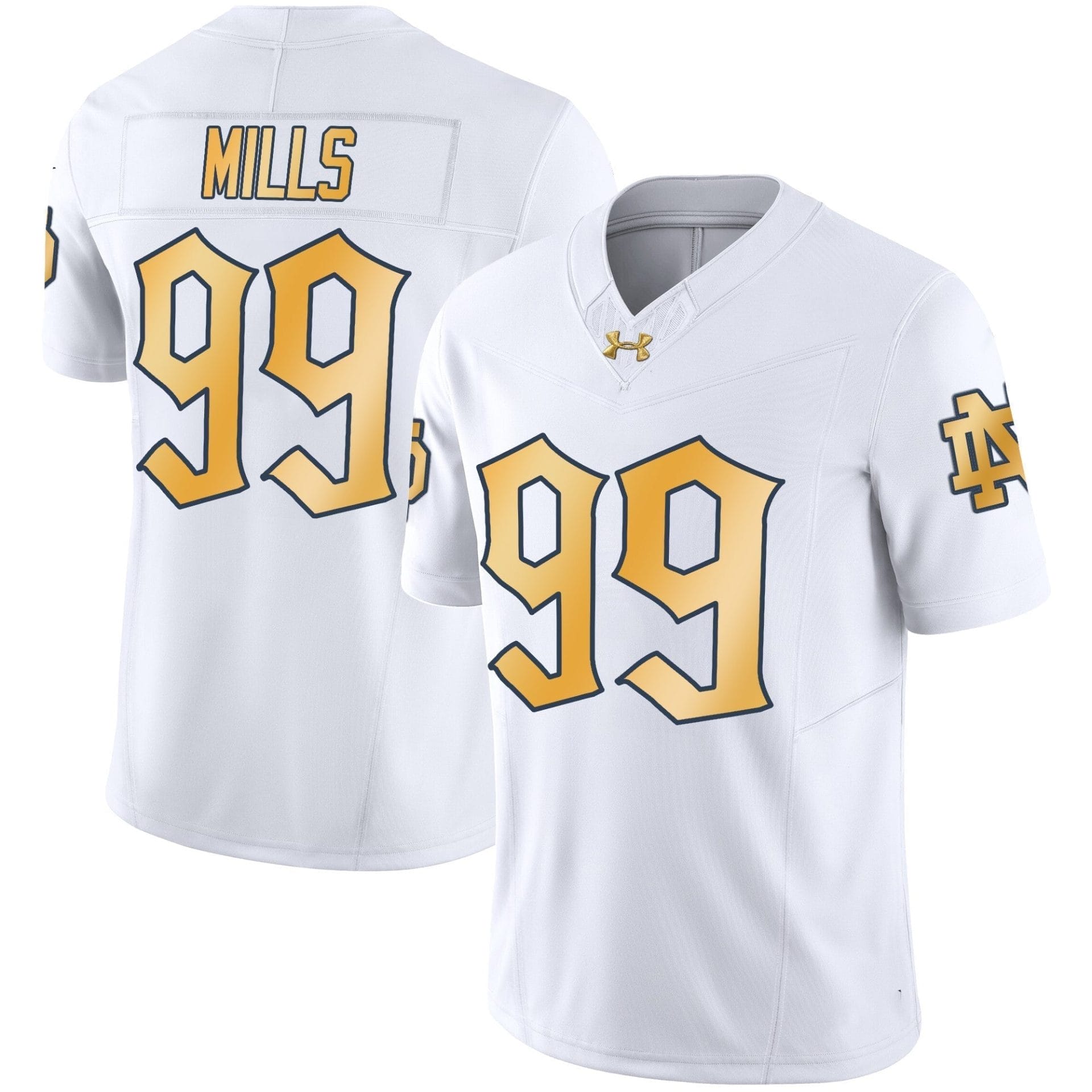 Notre Dame Fighting Irish Vapor Limited Jersey - All Stitched - Image 28