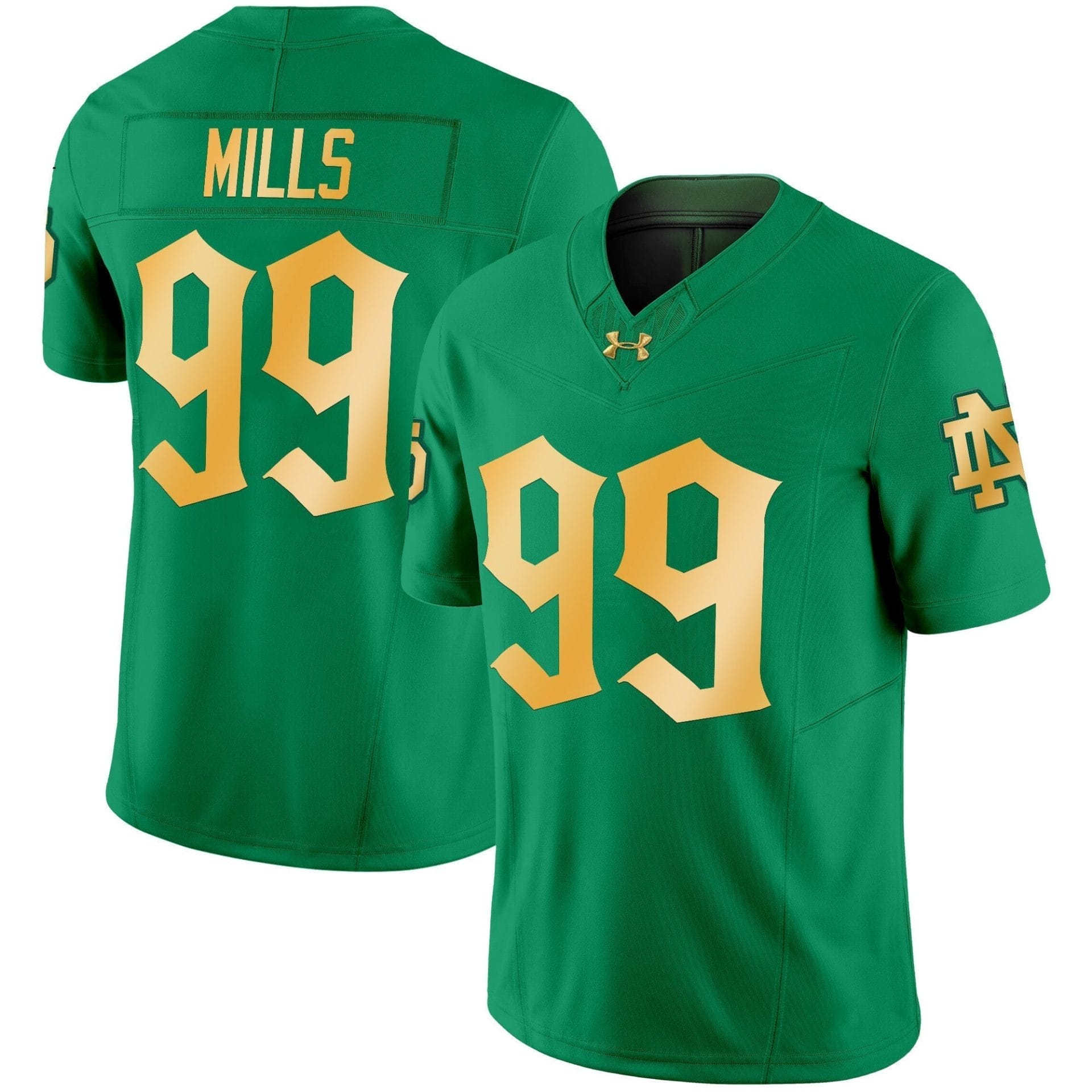 Notre Dame Fighting Irish Vapor Limited Jersey - All Stitched - Image 34