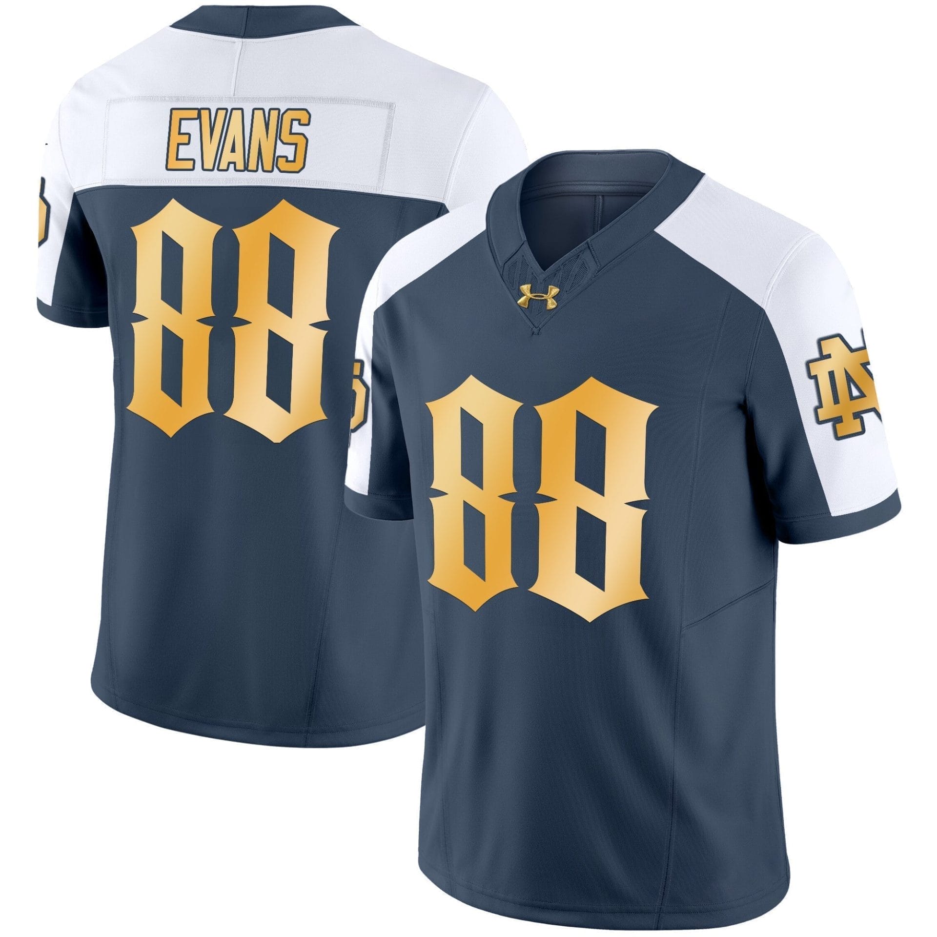Notre Dame Fighting Irish Vapor Limited Jersey - All Stitched - Image 10