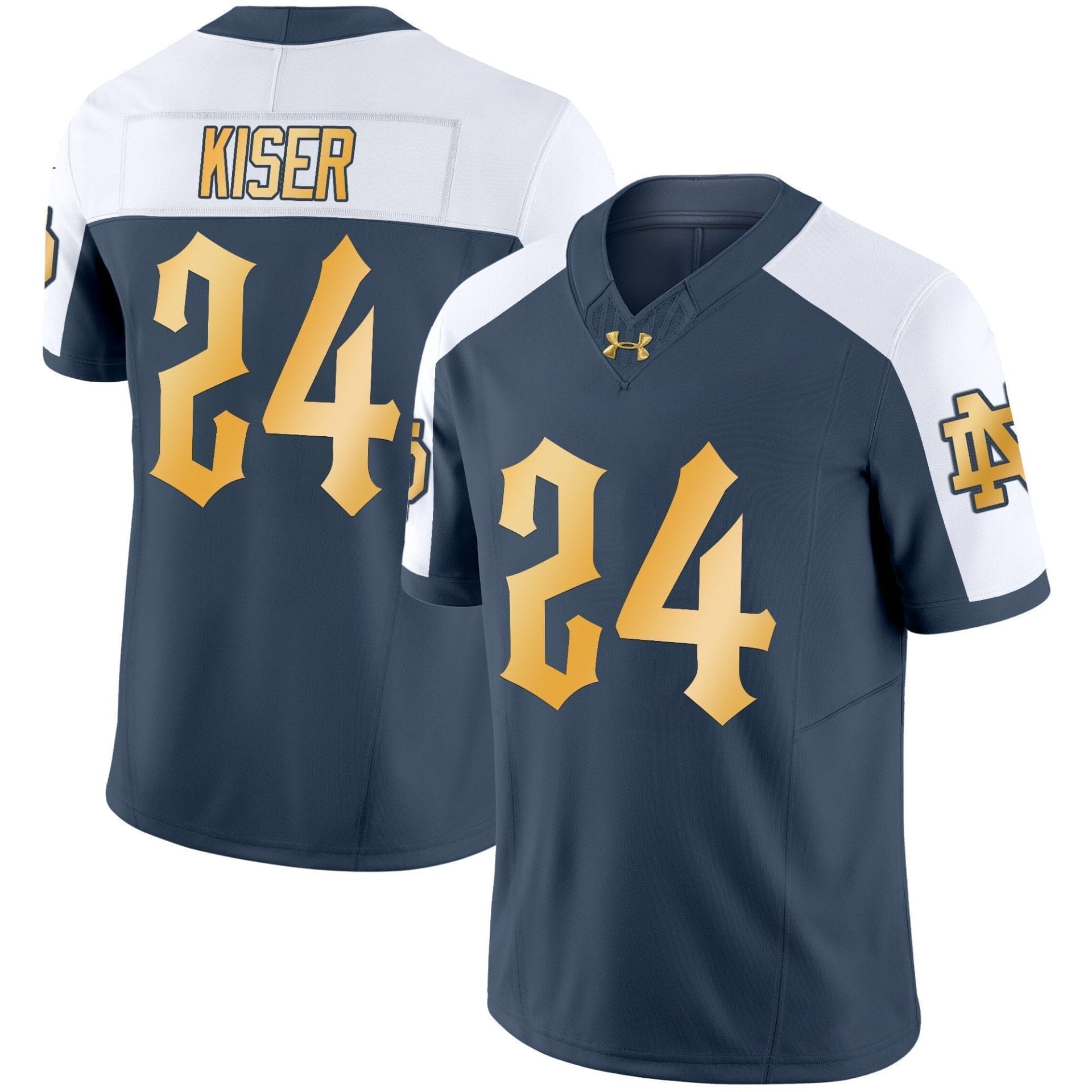 Notre Dame Fighting Irish Vapor Limited Jersey - All Stitched - Image 11