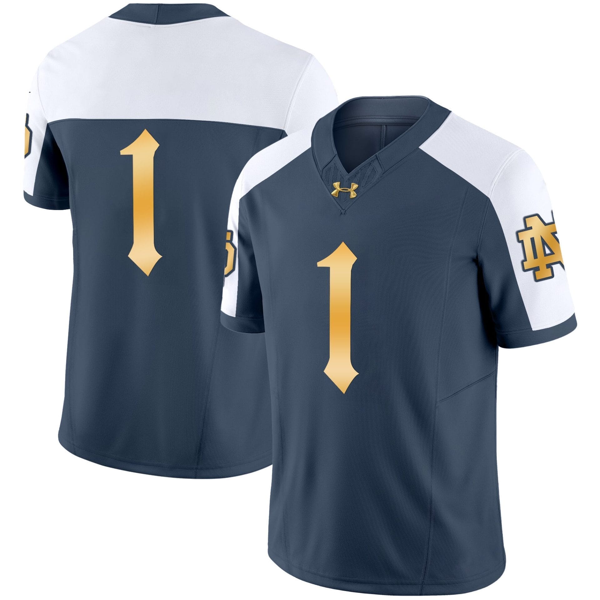 Notre Dame Fighting Irish Vapor Limited Jersey - All Stitched - Image 15
