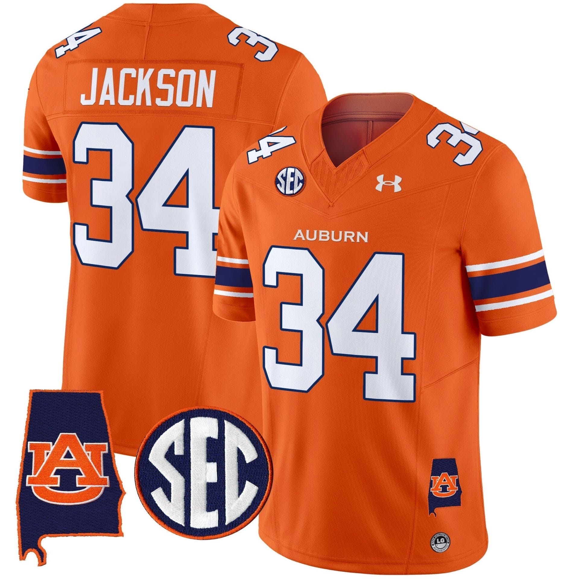 Auburn Tigers 2025 Alabama Patch Vapor Limited Jersey - All Stitched - Image 3