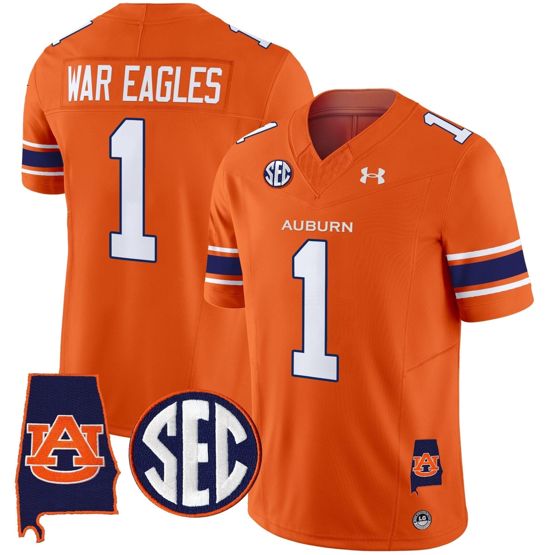Auburn Tigers 2025 Alabama Patch Vapor Limited Jersey - All Stitched - Image 6