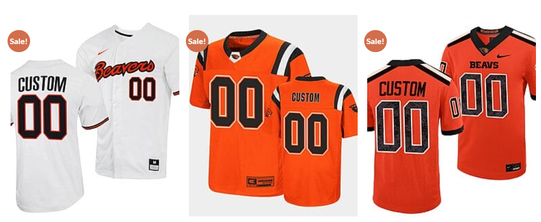 Custom Oregon State Jersey
