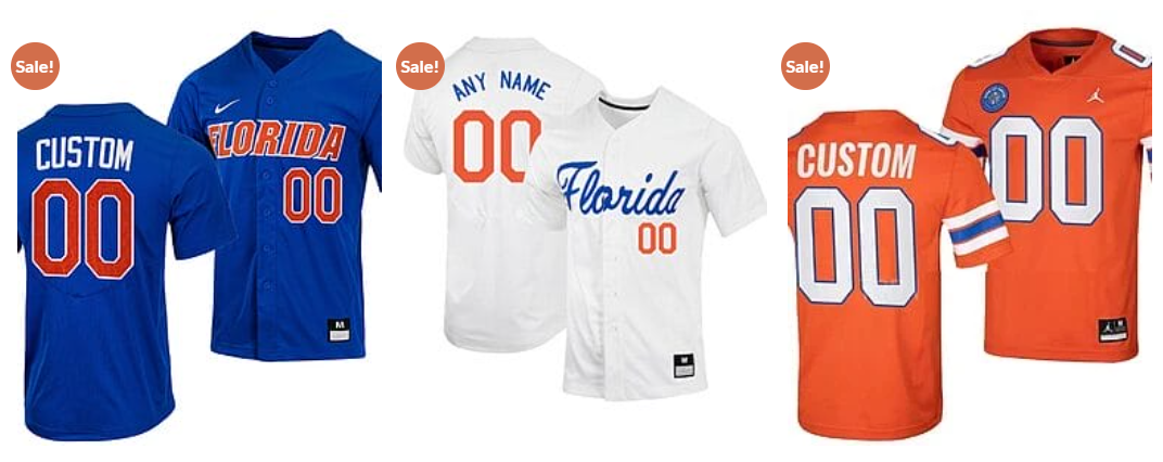 Custom Florida Gators Jersey