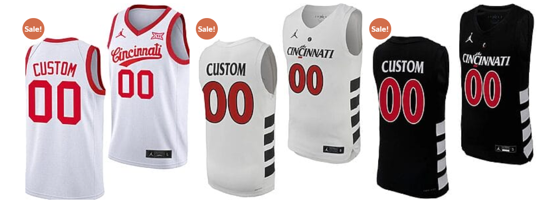 Cincinnati Bearcats Custom Jersey