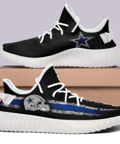 Alternative view of Dallas Cowboys NFL 350v Yeezy Sneakers For Men Women Fans
