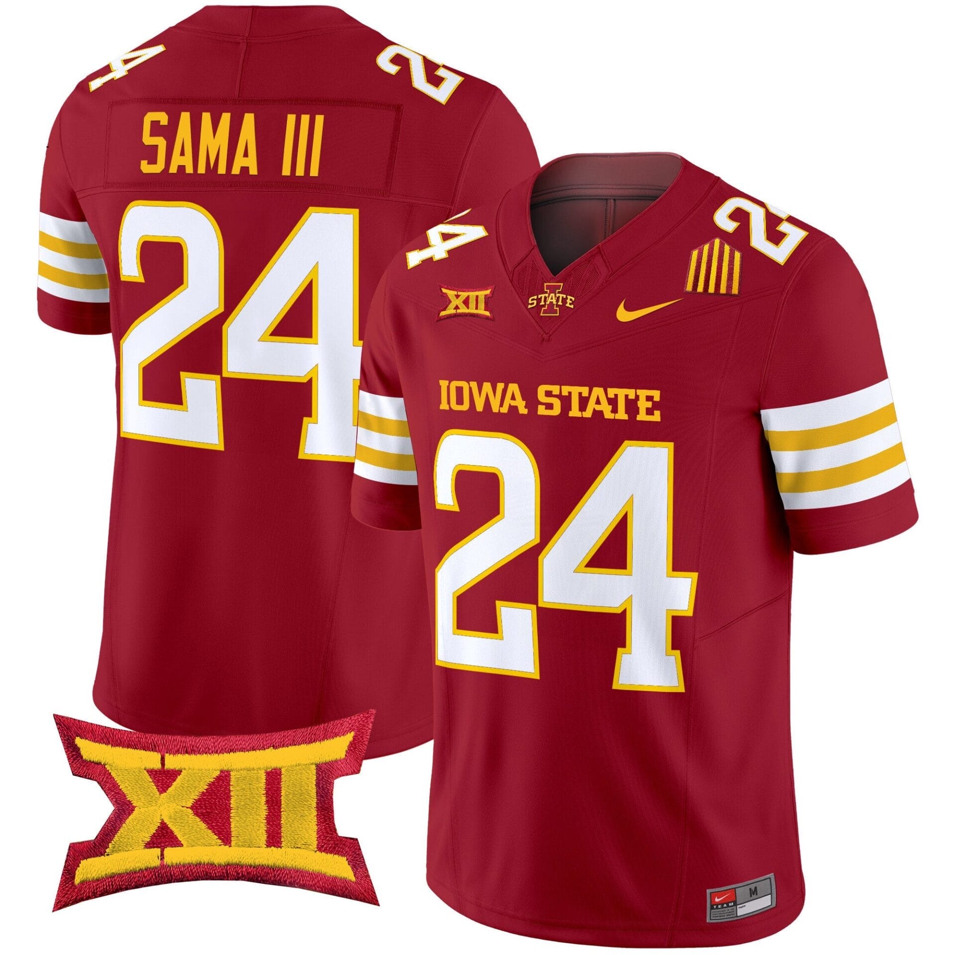 Men's Iowa State Cyclones 2025 Vapor Limited Jersey - All Stitched - Image 6