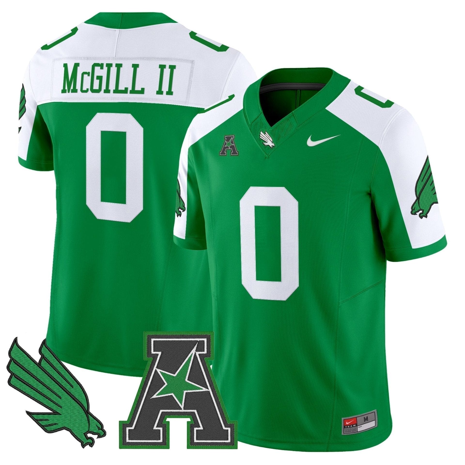 Men's North Texas Mean Green 2025 Vapor Limited Jersey - All Stitched - Image 24