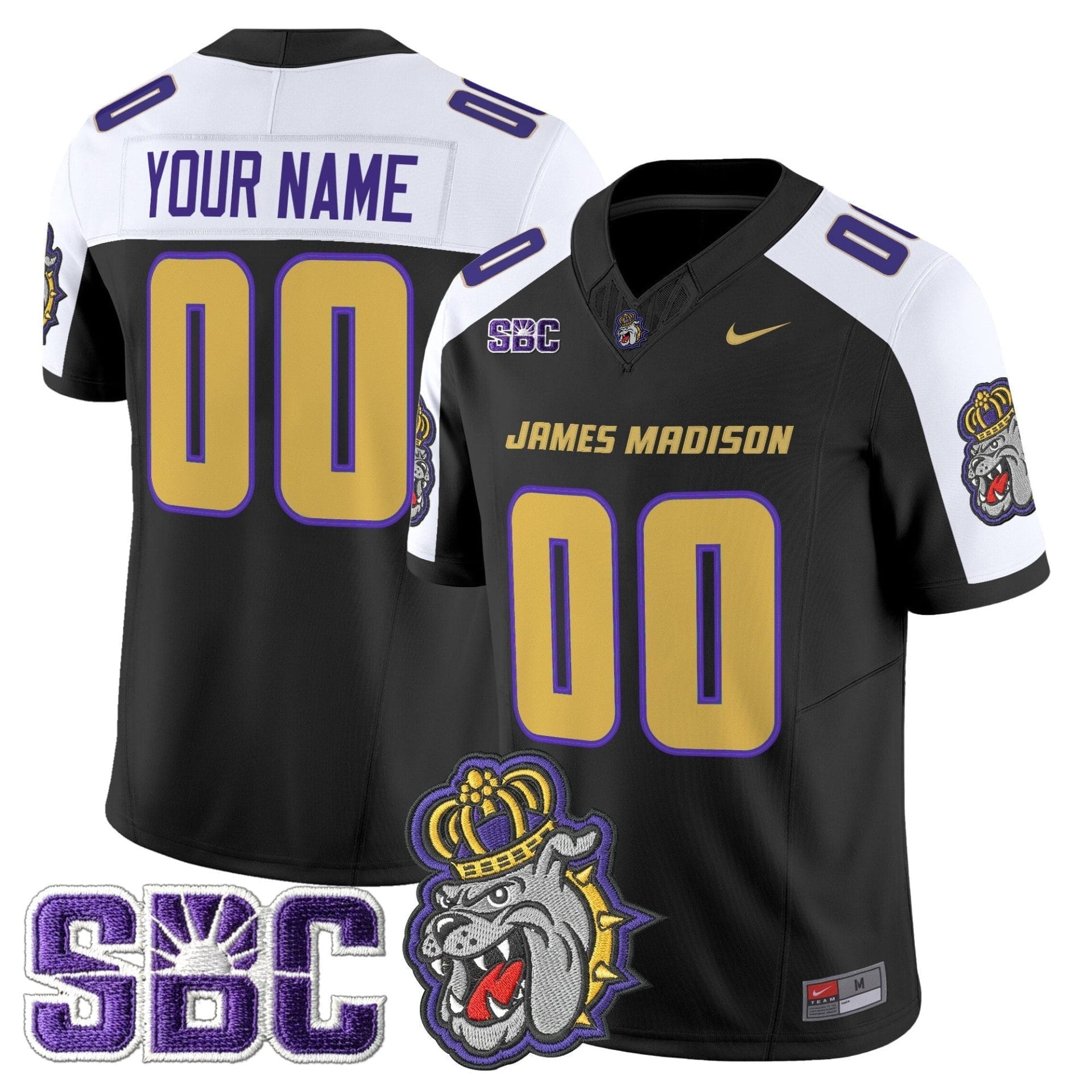 James Madison Dukes 2025 Vapor Limited Custom Jersey - All Stitched - Image 4