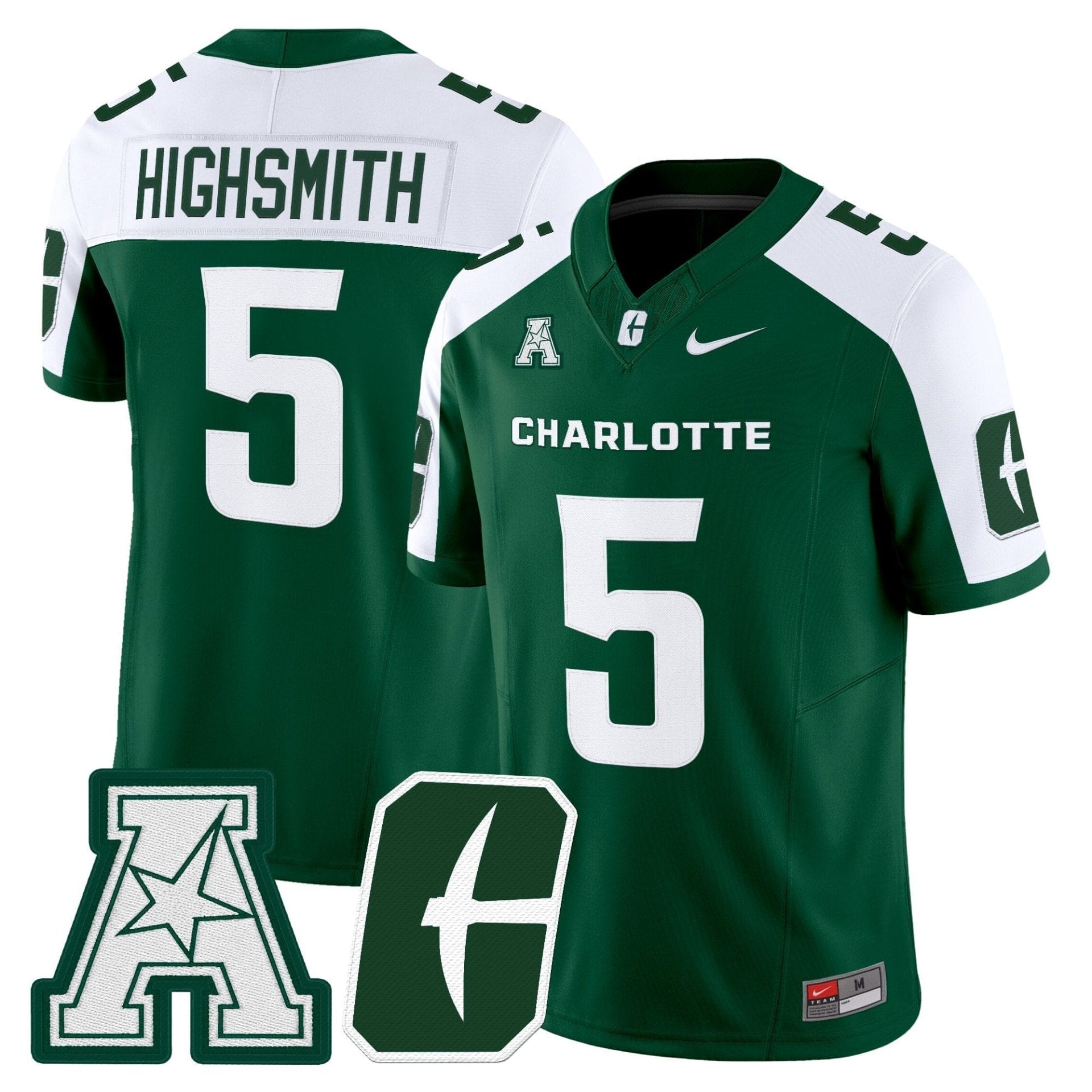 Men's Charlotte 49ers 2025 Vapor Limited Jersey - All Stitched - Image 15