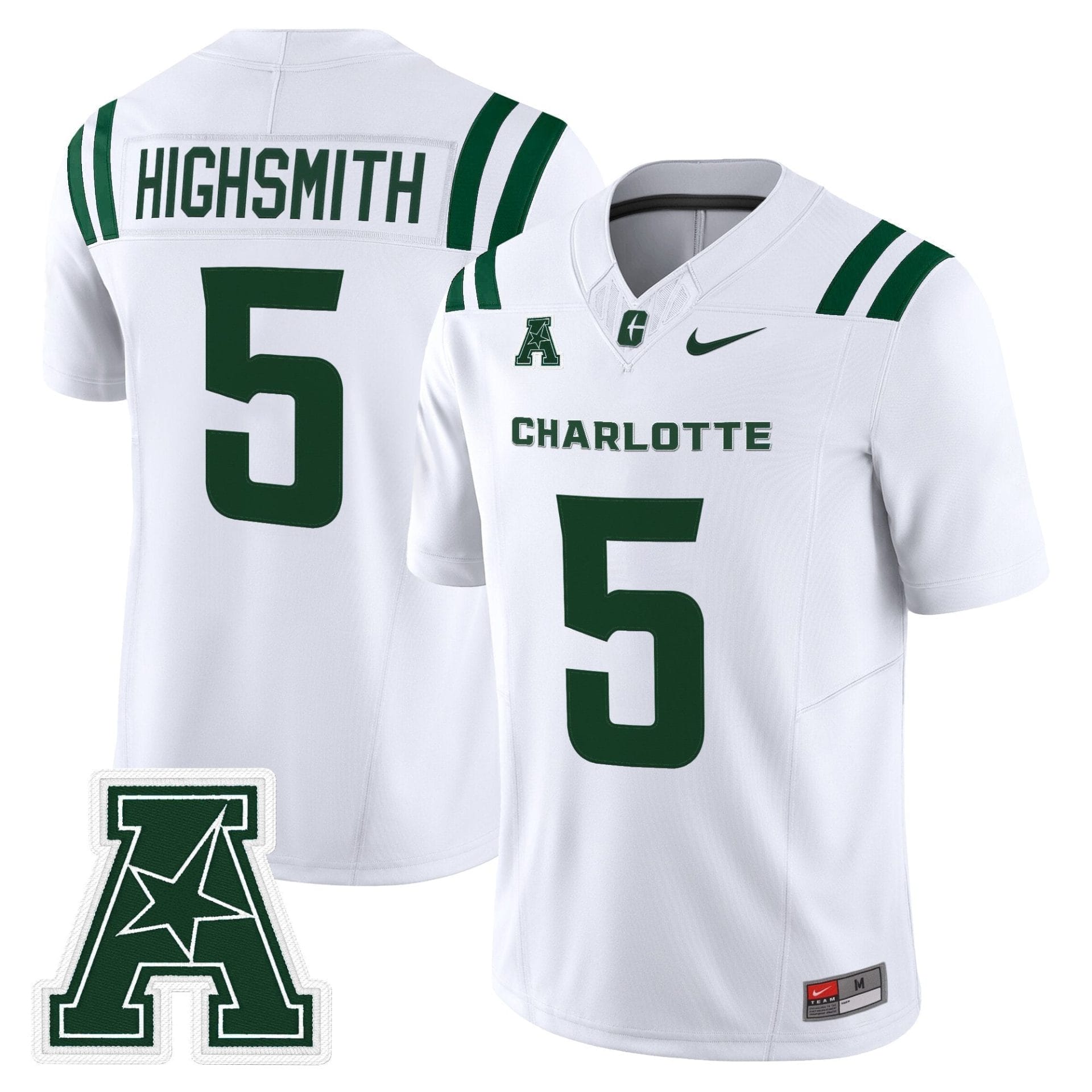 Men's Charlotte 49ers 2025 Vapor Limited Jersey - All Stitched - Image 3