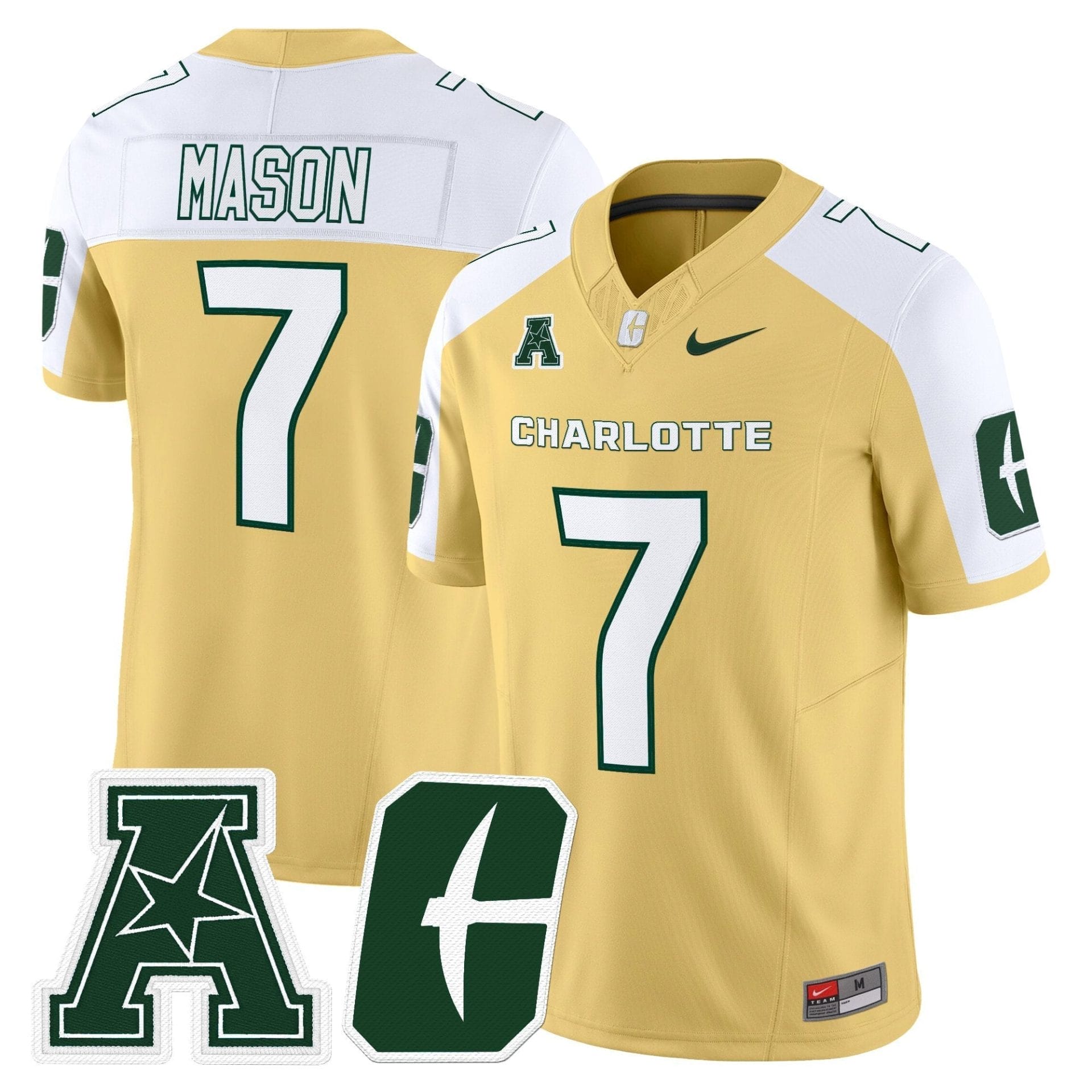 Men's Charlotte 49ers 2025 Vapor Limited Jersey - All Stitched - Image 22