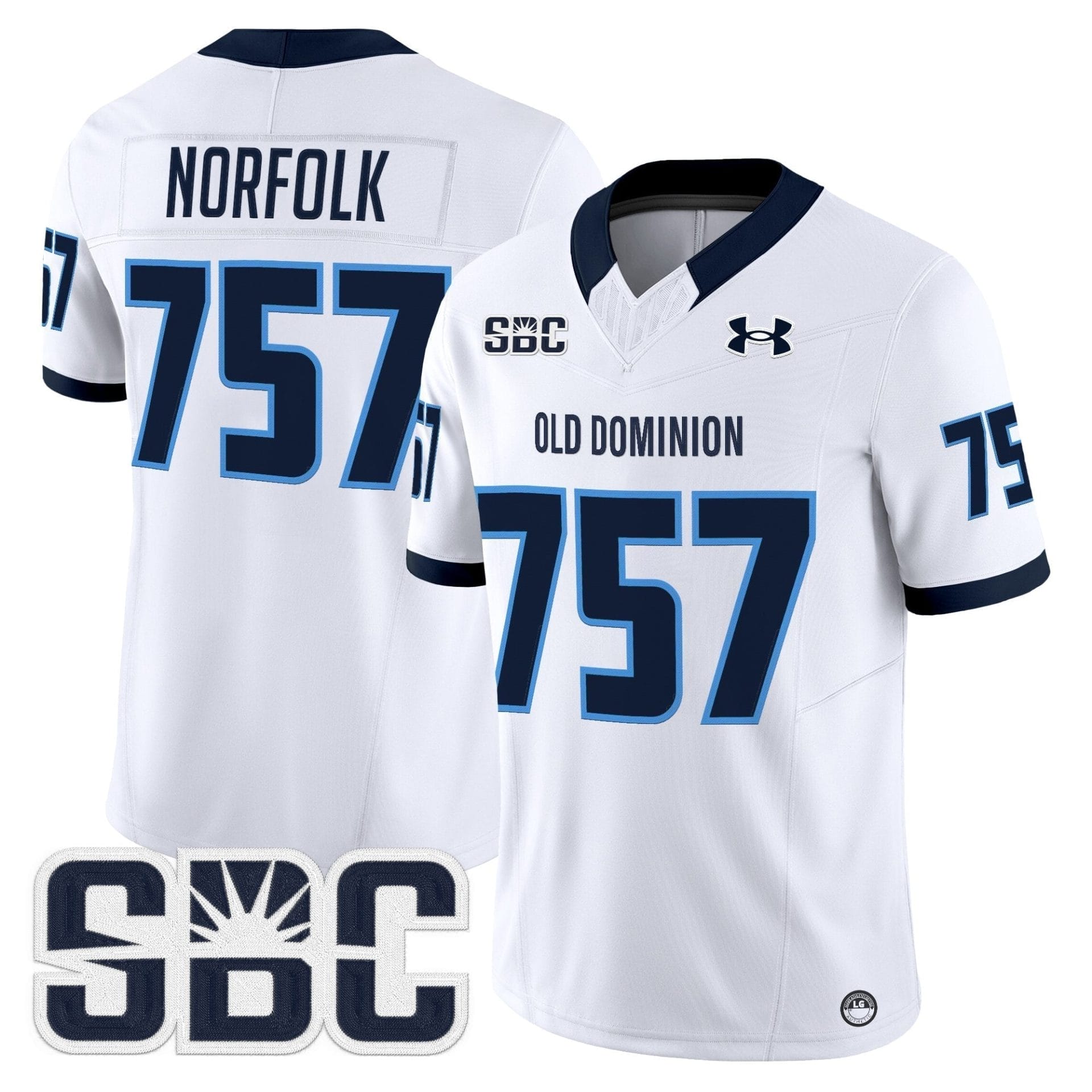 Old Dominion Monarchs 2025 Vapor Limited Jersey - All Stitched - Image 11