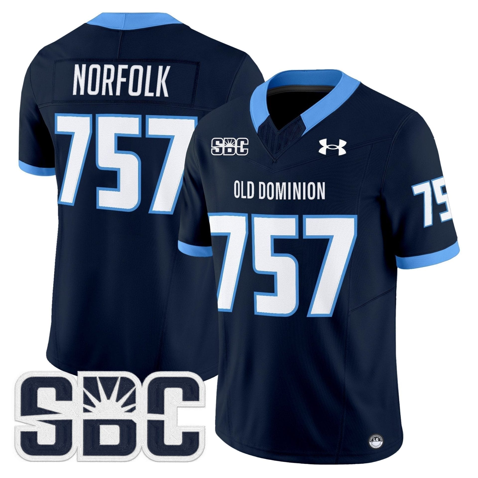 Old Dominion Monarchs 2025 Vapor Limited Jersey - All Stitched - Image 2