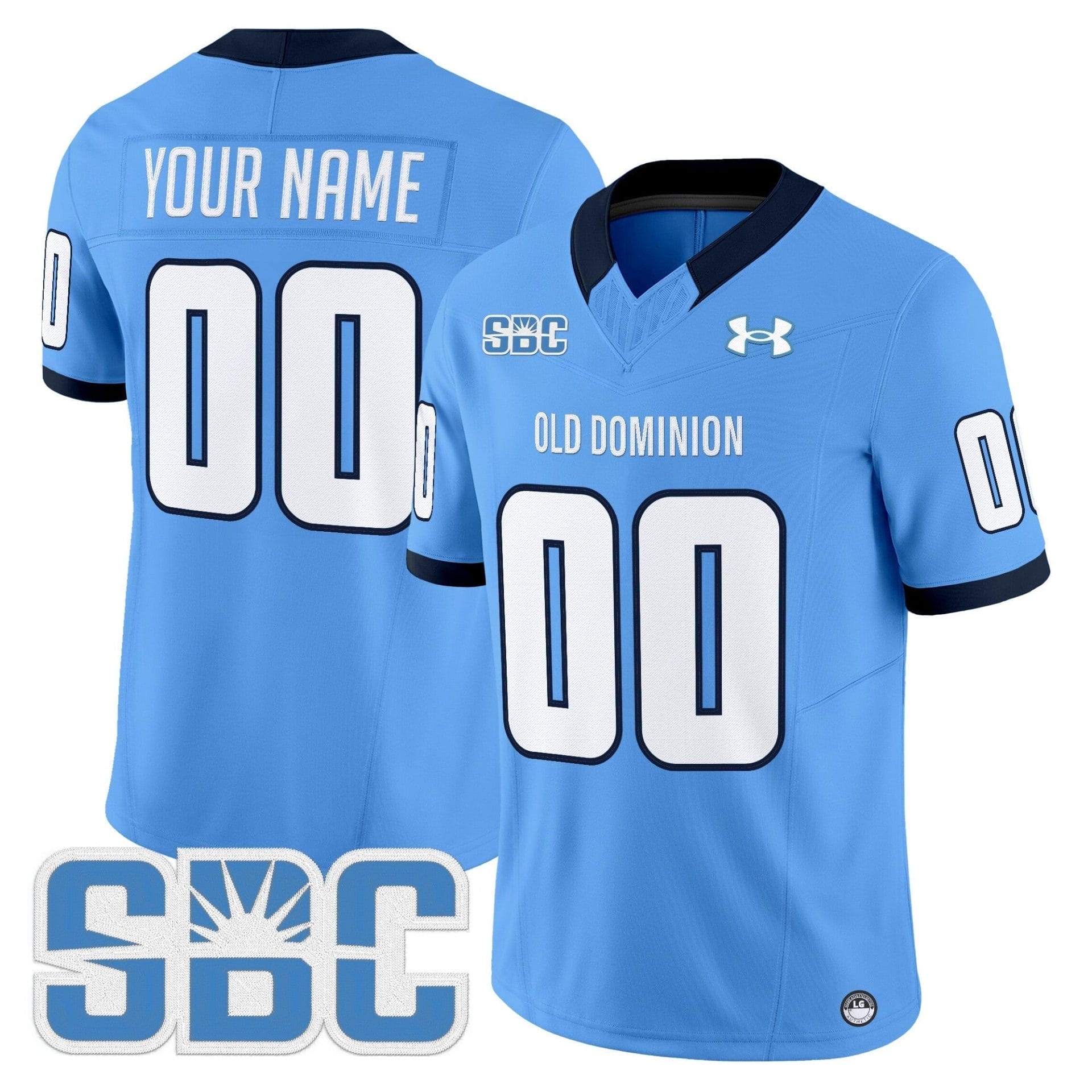 Old Dominion Monarchs 2025 Vapor Limited Custom Jersey - All Stitched - Image 3