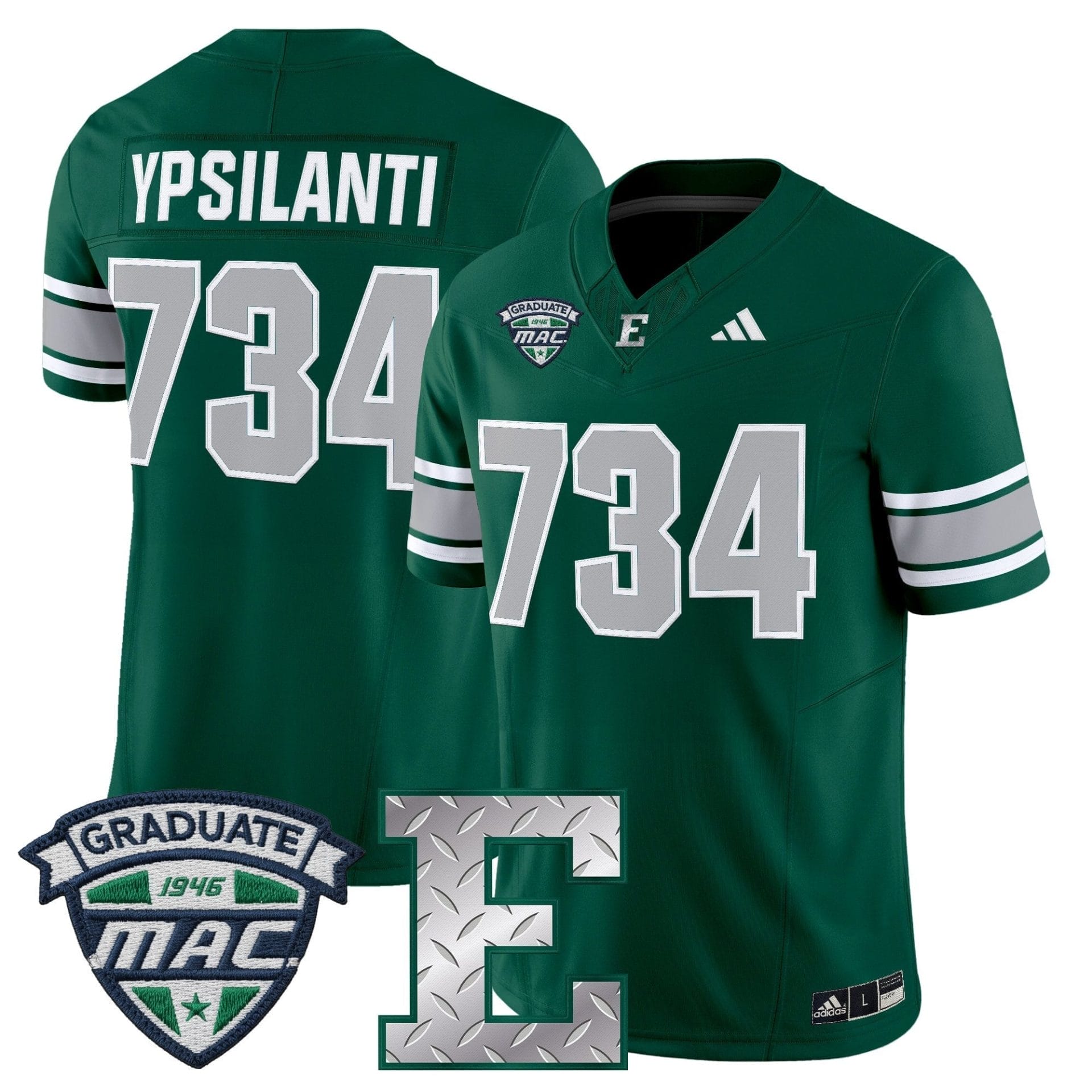 Eastern Michigan Eagles 2025 Vapor Limited Jersey - All Stitched - Image 2