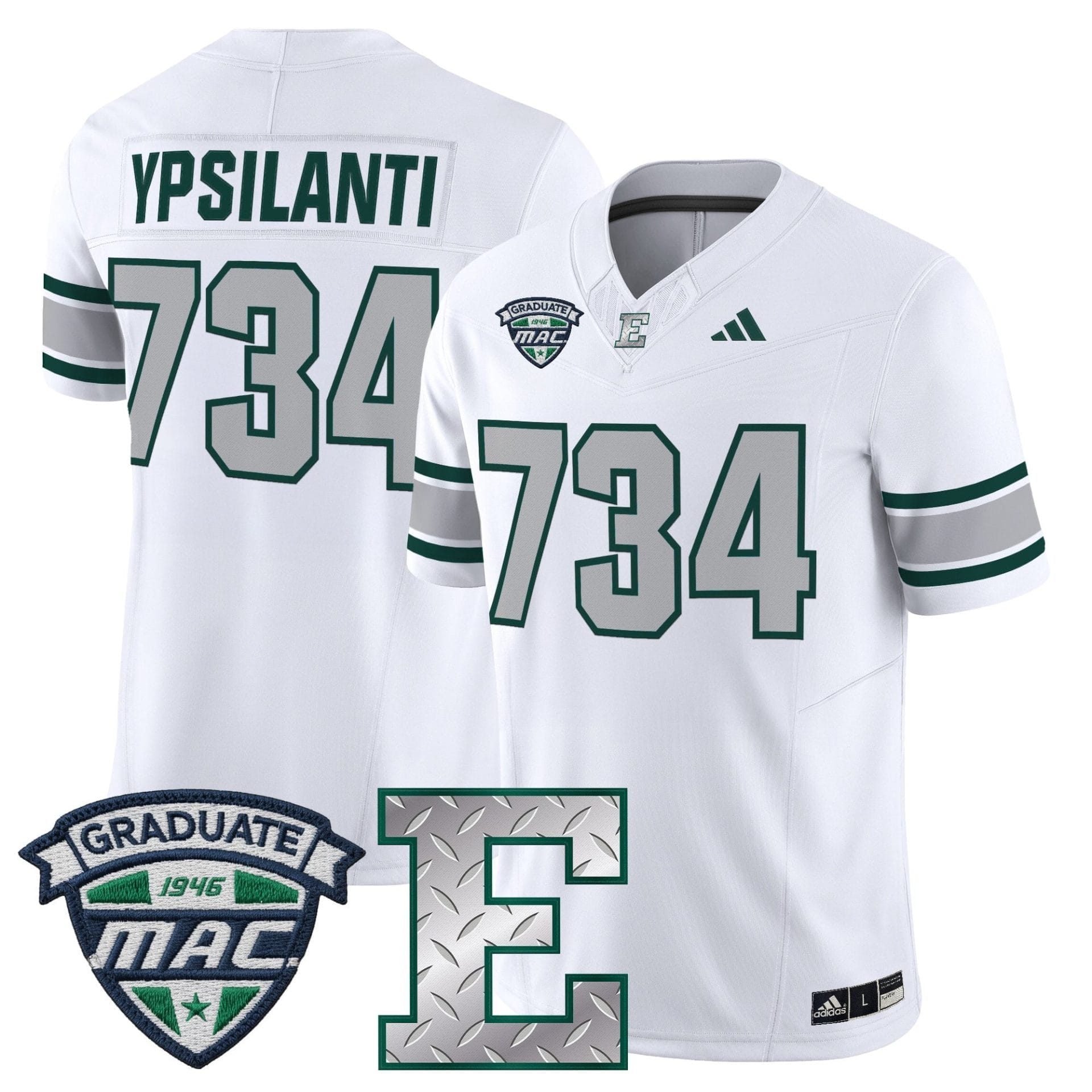 Eastern Michigan Eagles 2025 Vapor Limited Jersey - All Stitched - Image 11