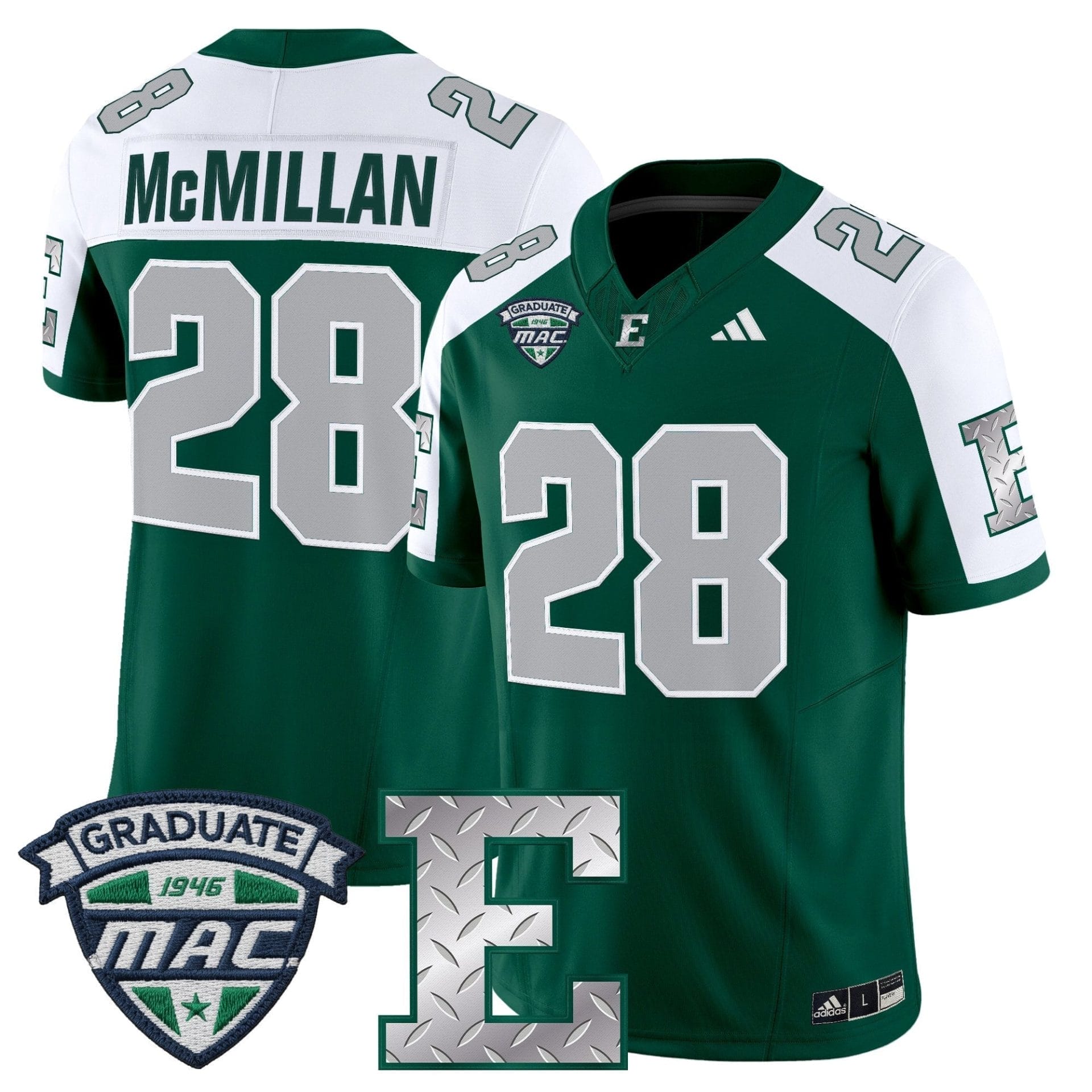 Eastern Michigan Eagles 2025 Vapor Limited Jersey - All Stitched - Image 30